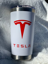 Load image into Gallery viewer, Tesla Coffee Cup Tumbler | 20 Ounces | Your Choice of Color Combination