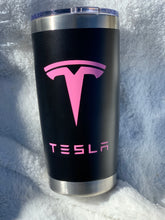 Load image into Gallery viewer, Tesla Coffee Cup Tumbler | 20 Ounces | Your Choice of Color Combination