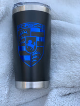 Load image into Gallery viewer, Porsche Coffee Cup Tumbler | 20 Ounces | Your Choice of Color Combination