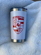 Load image into Gallery viewer, Porsche Coffee Cup Tumbler | 20 Ounces | Your Choice of Color Combination
