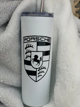 Load image into Gallery viewer, Porsche Tumbler | 20 Ounces | Your Choice of Color Combination
